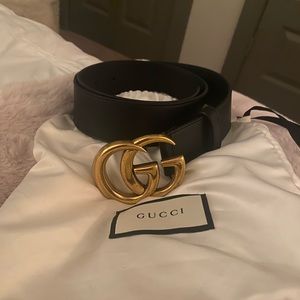 Gucci Wide Leather Belt